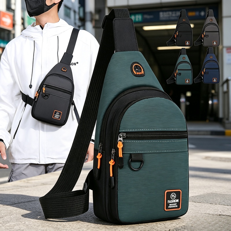 Outdoor Sport Backpack - Men Waterproof Sports Crossbody Chest Bag